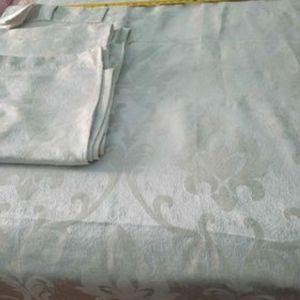 Winter White Damask Curtains